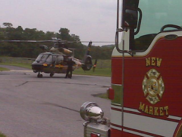 RE-153 and Trp 3 at Dirt Bike crash Darby Rd. 5/23/11