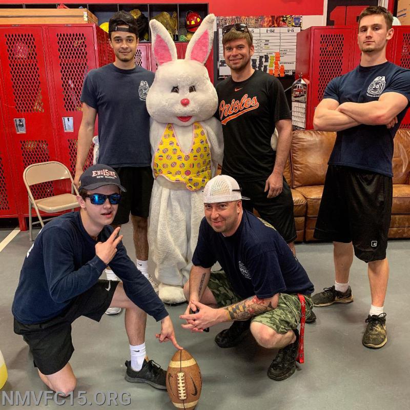 The Easter bunny came to visit 