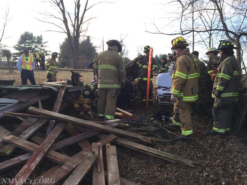 Crews Rescue Man Pinned After Structure Collapse - New Market Volunteer ...